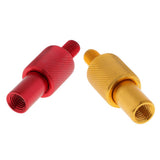 Maxbell 4xFishing Landing Net Connector Fishing Rod Thread Quick Release Adapter Red