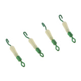 Maxbell 2x20pcs Fishing Sub-line Link Connectors Quick Change Rolling Swivels Clips S