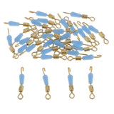Maxbell 3x30pcs Quick Change Fishing Swivels Clips Pins Fast Link Line Connector 16mm