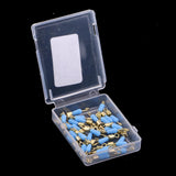 Maxbell 4x30pcs Quick Change Fishing Swivels Clips Pins Fast Link Line Connector 16mm