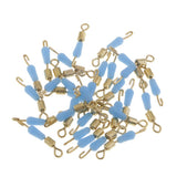 Maxbell 4x30pcs Quick Change Fishing Swivels Clips Pins Fast Link Line Connector 16mm