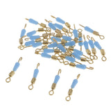 Maxbell 4x30pcs Quick Change Fishing Swivels Clips Pins Fast Link Line Connector 16mm