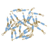 Maxbell 4x30pcs Quick Change Fishing Swivels Clips Pins Fast Link Line Connector 16mm