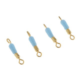 Maxbell 3x30pcs Quick Change Fishing Swivels Clips Pins Fast Link Line Connector 15mm