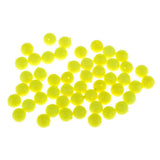 Maxbell 100pcs Fishing Float Balls EVA Foam Ball Striking Beans Buoyancy Bobbers