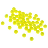 Maxbell 100pcs Fishing Float Balls EVA Foam Ball Striking Beans Buoyancy Bobbers