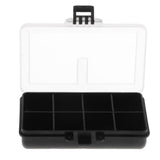Maxbell 4x8 Compartments Waterproof Plastic Fishing Lures Baits Hook Tackle Box Case