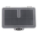 Maxbell 2x8 Compartments Waterproof Plastic Fishing Lures Baits Hook Tackle Box Case