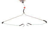 Maxbell 4xFishing Feeder Basket Holder Fishing Bait Cage with Line Hooks Sinker 25g