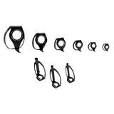 Maxbell 9pcs Boat Fishing Rod Guides Tip Repair Kit Big Jigging Heavy Duty Guides - Aladdin Shoppers