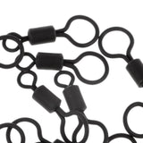Maxbell 4x25pcs Carp Fishing Rolling Swivels with Long Body and Large & Small Eyes
