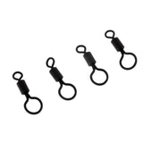 Maxbell 2x25pcs Carp Fishing Rolling Swivels with Long Body and Large & Small Eyes
