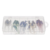 Maxbell 20pcs Jig Head Shad Swimbait Paddle Tail Worm Fishing Lures Soft Fish Baits - Aladdin Shoppers