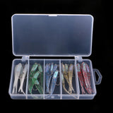 Maxbell 20pcs Jig Head Shad Swimbait Paddle Tail Worm Fishing Lures Soft Fish Baits - Aladdin Shoppers