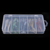 Maxbell 20pcs Jig Head Shad Swimbait Paddle Tail Worm Fishing Lures Soft Fish Baits - Aladdin Shoppers