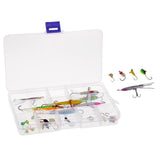 Maxbell 26 Pieces Winter Mini Ice Fishing Lures Lead Jig Head Ice Fishing Hooks - Aladdin Shoppers
