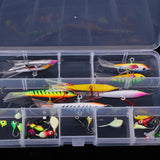 Maxbell 26 Pieces Winter Mini Ice Fishing Lures Lead Jig Head Ice Fishing Hooks - Aladdin Shoppers
