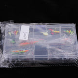 Maxbell 26 Pieces Winter Mini Ice Fishing Lures Lead Jig Head Ice Fishing Hooks - Aladdin Shoppers