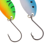 10pcs/set Spinners Spoons Fishing Lures Baits with Single Hook 4cm/6g for Bass Trout Salmon Fishing - Aladdin Shoppers