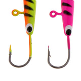 Maxbell 5Pcs/Set Mini Ice Fishing Barbed Hook Lure 20mm/1.7g Lead Jig Head Hooks Baits Crank Hooks - Aladdin Shoppers
