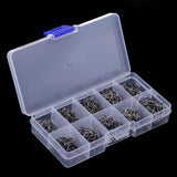 Maxbell 500pcs High Carbon Steel Fishing Hooks Set Offset Sport Circle Octopus Hook 3#-12# - Aladdin Shoppers