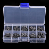 Maxbell 500pcs High Carbon Steel Fishing Hooks Set Offset Sport Circle Octopus Hook 3#-12# - Aladdin Shoppers