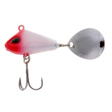 Maxbell 2 Pieces Artificial Metal Spinner Hard Sequins Sea Fishing Spoon Lures