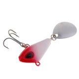 Maxbell 2 Pieces Artificial Metal Spinner Hard Sequins Sea Fishing Spoon Lures