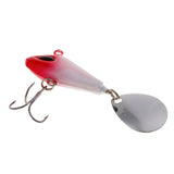 Maxbell 2 Pieces Artificial Metal Spinner Hard Sequins Sea Fishing Spoon Lures