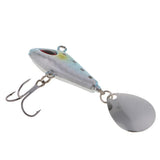 Maxbell 2 Pieces Artificial Metal Spinner Hard Sequins Sea Fishing Spoon Lures