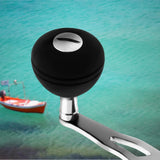 Maxbell Metal Single Fishing Reel Handle EVA Knob for Baitcasting Drum Raft Reels DIY Fishing Tools - Aladdin Shoppers