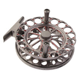 Maxbell Super Smooth Fly Fishing Reel Wheel Full Metal Fly Reel 2 BB 1:1 Gear Ratio 90mm Diameter Ice Reel - Aladdin Shoppers