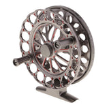 Maxbell Super Smooth Fly Fishing Reel Wheel Full Metal Fly Reel 2 BB 1:1 Gear Ratio 90mm Diameter Ice Reel - Aladdin Shoppers