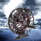 Maxbell Super Smooth Fly Fishing Reel Wheel Full Metal Fly Reel 2 BB 1:1 Gear Ratio 90mm Diameter Ice Reel - Aladdin Shoppers