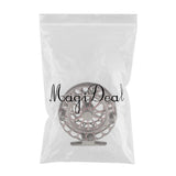 Maxbell Super Smooth Fly Fishing Reel Wheel Full Metal Fly Reel 2 BB 1:1 Gear Ratio 90mm Diameter Ice Reel - Aladdin Shoppers