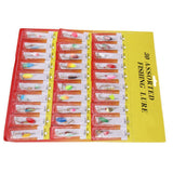 Maxbell 30pcs Copper Spinnerbait Fishing Lures Bait Spoons Sequins Lures for Bass Trout Salmon Walleye - Aladdin Shoppers