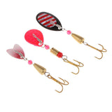 Maxbell 30pcs Copper Spinnerbait Fishing Lures Bait Spoons Sequins Lures for Bass Trout Salmon Walleye - Aladdin Shoppers