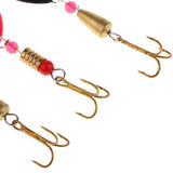 Maxbell 30pcs Copper Spinnerbait Fishing Lures Bait Spoons Sequins Lures for Bass Trout Salmon Walleye - Aladdin Shoppers