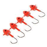 5pcs Saltwater Jig Heads Baits Hooks Lead Head Jig Fishing Lures for Carp, Bass, Whiting, Trout, Flounder - Aladdin Shoppers