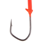 5pcs Jigging Hook Red Fishing Hook 21g/6cm Weight Lead Jig Fishhook - Aladdin Shoppers