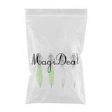 Maxbell 4pcs Sea Fishing Squid Hooks Octopus Hook Saltwater Fishing Lure Hard Bait Green and White - Aladdin Shoppers