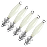 Maxbell 5pcs Sea Fishing Squid Hooks Octopus Hook Saltwater Fishing Lure Hard Bait 9cm/16g - Aladdin Shoppers