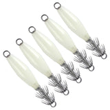 Maxbell 5pcs Sea Fishing Squid Hooks Octopus Hook Saltwater Fishing Lure Hard Bait 9cm/16g - Aladdin Shoppers