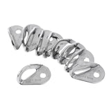 Maxbell 10 Pieces 10mm 25KN Mountaineering Rock Climbing Caving Bolt Hanger Equipment Outdoor - Aladdin Shoppers