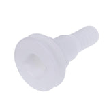 Maxbell 2 Pieces Marine Boat Yacht White Plastic 3/4 Inch Hose Barb Bilge Pump Thru-Hull Fittings - Aladdin Shoppers