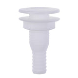 Maxbell 2 Pieces Marine Boat Yacht White Plastic 3/4 Inch Hose Barb Bilge Pump Thru-Hull Fittings - Aladdin Shoppers