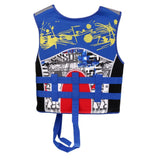 Maxbell Maxbell Kids Buoyancy Life Jackets Vest with Whistle for Swimming Kayaking L Blue