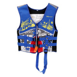 Maxbell Maxbell Kids Buoyancy Life Jackets Vest with Whistle for Swimming Kayaking L Blue