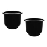 Maxbell 2 Pieces / Set Boat Plastic Cup Drink Can Holder Universal Boat Marine RV - Black - Aladdin Shoppers
