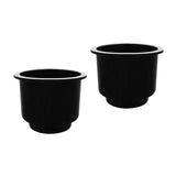 Maxbell 2 Pieces / Set Boat Plastic Cup Drink Can Holder Universal Boat Marine RV - Black - Aladdin Shoppers